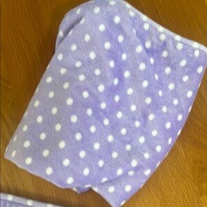 Pottery Barn Kids Lavender Polka Dot Pillow shams